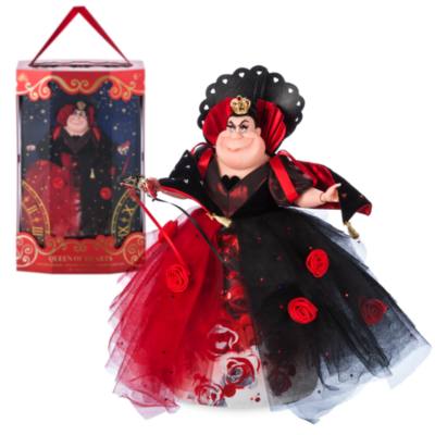 Queen of Hearts Disney Designer Collection Midnight Masquerade Series Fashionably Late Limited Edition Doll, Alice in Wonderland