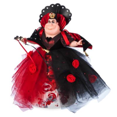 Queen of Hearts Disney Designer Collection Midnight Masquerade Series Fashionably Late Limited Edition Doll, Alice in Wonderland