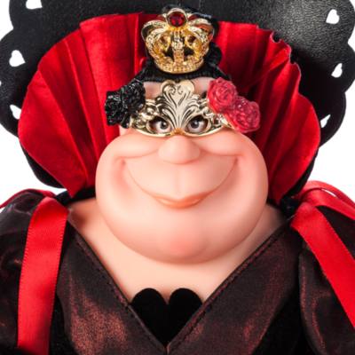 Queen of Hearts Disney Designer Collection Midnight Masquerade Series Fashionably Late Limited Edition Doll, Alice in Wonderland