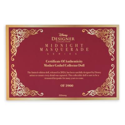 Mother Gothel Disney Designer Collection Midnight Masquerade Series Fashionably Late Limited Edition Doll, Tangled