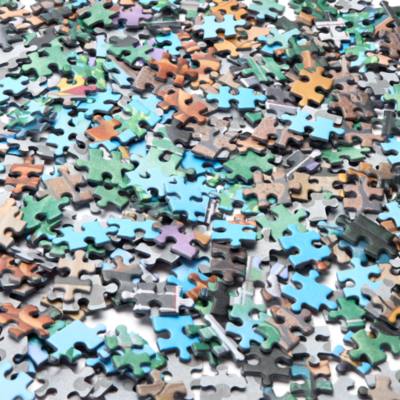 Mickey, Minnie and Pluto in Disneyland 1000 Piece Puzzle