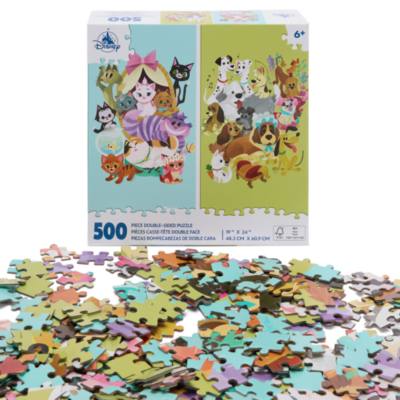 Disney Cats and Dogs Double-Sided 500 Piece Puzzle