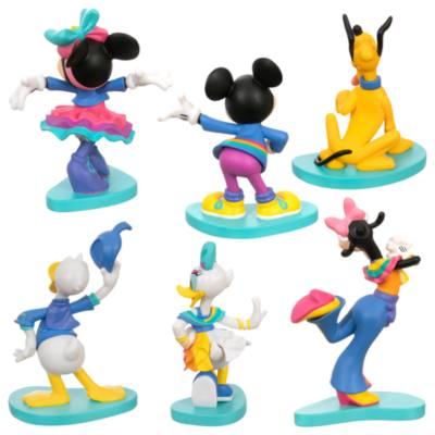 Mickey Mouse and Friends Disneyland 70th Anniversary Figurine Playset