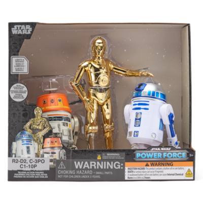 R2-D2, C-3PO and C1-10P Star Wars: Power Force Talking Action Figure Set