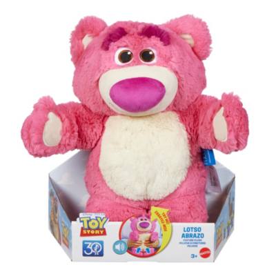 Mattel - Toy Story - Lotso - Mittelgro&szlig;es Kuscheltier mit Funktionen - 34,5 cm