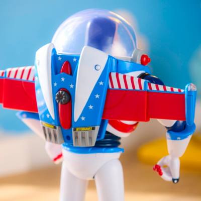 Buzz Lightyear Limited Release Talking Action Figure, Toy Story, 250th Independence Day Anniversary