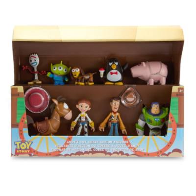 Set figuras ba&uacute;l juguetes Andy, Toy Story
