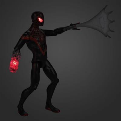 Miles Morales Spider-Man Marvel Power Icons Talking Action Figure