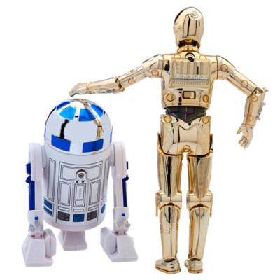 R2-D2 and C-3PO Action Figures with Lights and Sounds, Star Wars