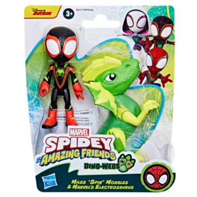 Hasbro Marvel Spidey and His Amazing Friends Dino-Webs Hero and Dino