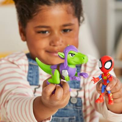 Hasbro Marvel Spidey and His Amazing Friends Dino-Webs Hero and Dino
