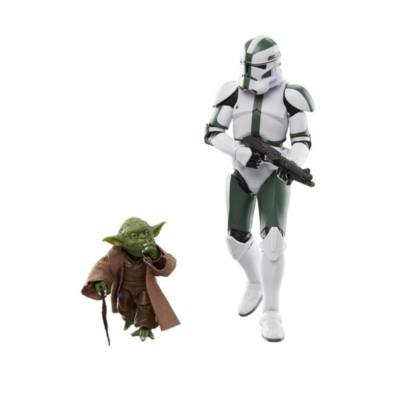 Hasbro Yoda & Clone Commander Gree The Black Series Action Figures, Star Wars: The Clone Wars