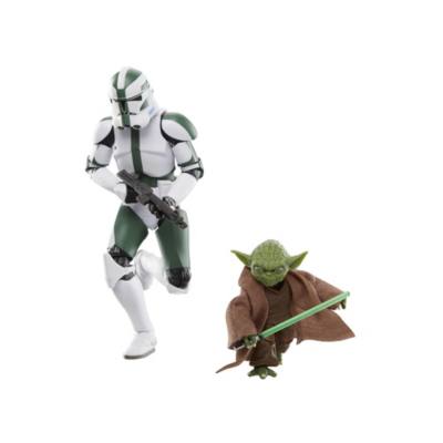 Hasbro Yoda & Clone Commander Gree The Black Series Action Figures, Star Wars: The Clone Wars