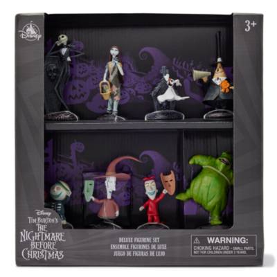 Set juego figuritas Pesadilla antes de Navidad, Tim Burton