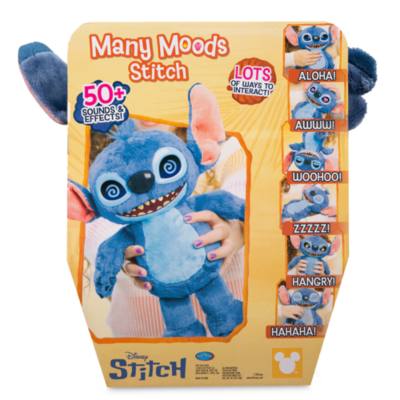 Just Play Stitch Many Moods Medium Soft Toy, Lilo & Stitch Live Action - 34.5cm
