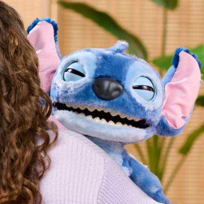 Just Play Disney Ultimate Stitch Interactive Feature Soft Toy, Lilo & Stitch Live Action