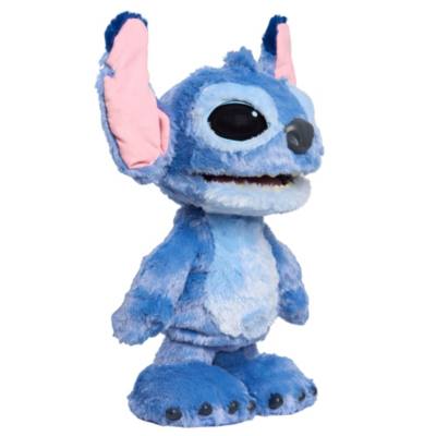 Just Play Disney Ultimate Stitch Interactive Feature Soft Toy, Lilo & Stitch Live Action