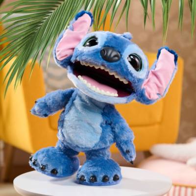 Just Play Disney Ultimate Stitch Interactive Feature Soft Toy, Lilo & Stitch Live Action
