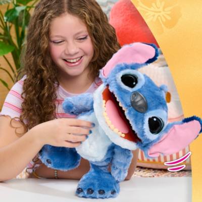 Just Play Disney Ultimate Stitch Interactive Feature Soft Toy, Lilo & Stitch Live Action