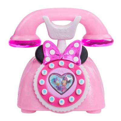 Just Play, set juego tel&eacute;fono con dial giratorio Ring Me, Minnie Mouse