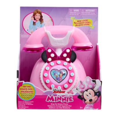 Just Play, set juego tel&eacute;fono con dial giratorio Ring Me, Minnie Mouse