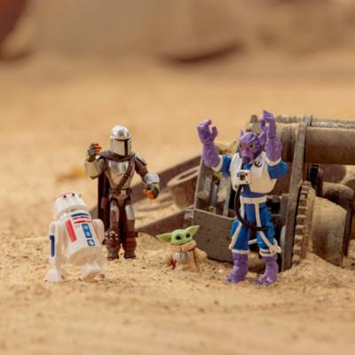 Ensemble de figurines The Mandalorian and Grogu, Star Wars Toybox