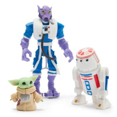 Ensemble de figurines The Mandalorian and Grogu, Star Wars Toybox
