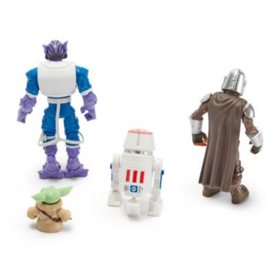 Ensemble de figurines The Mandalorian and Grogu, Star Wars Toybox