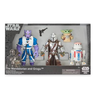 Ensemble de figurines The Mandalorian and Grogu, Star Wars Toybox