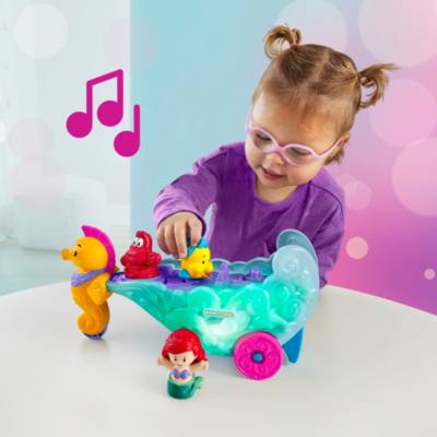 Mattel Disney Princess Little People Ariel's Light-Up Sea Carriage