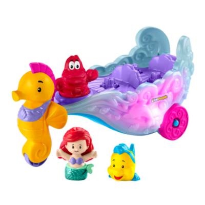 Mattel Disney Princess Little People Ariel's Light-Up Sea Carriage