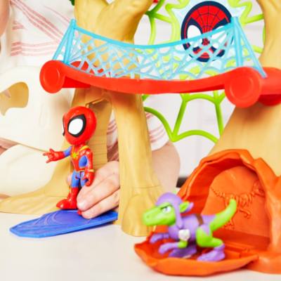 Habro Marvel Spidey and His Amazing Friends Dino-Webs Treehouse