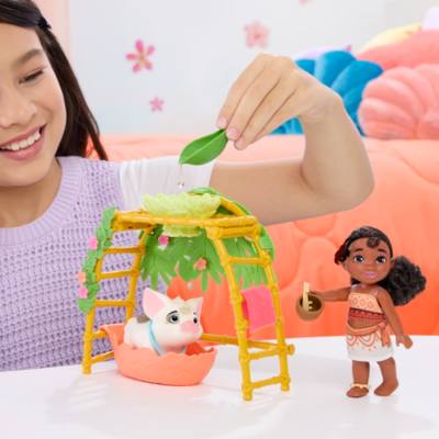 Mattel Simea & Pua Bathtime Fun Playset, Moana 2