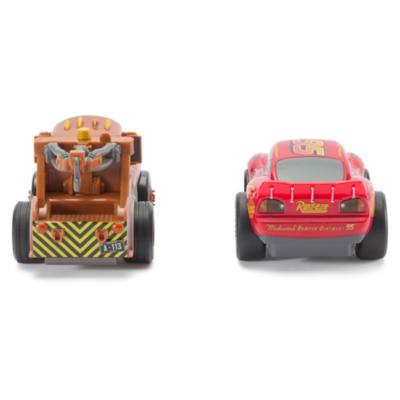 Lightning McQueen and Tow Mater Pullback Stunt Vehicles Set, Disney Pixar Cars