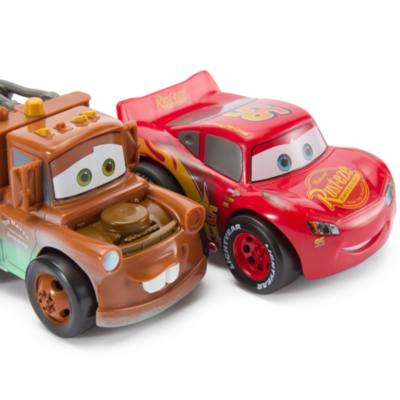 Lightning McQueen and Tow Mater Pullback Stunt Vehicles Set, Disney Pixar Cars
