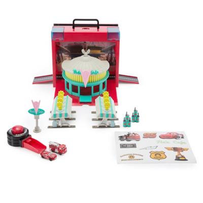Disney Pixar Cars - Flos Caf&eacute; - Boxenstopp - Spielset