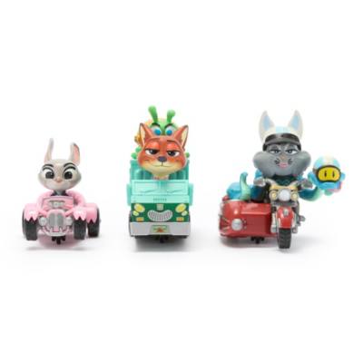 Zoomania - Judy Hopps, Nick Wilde und Yax - Stuntautoset