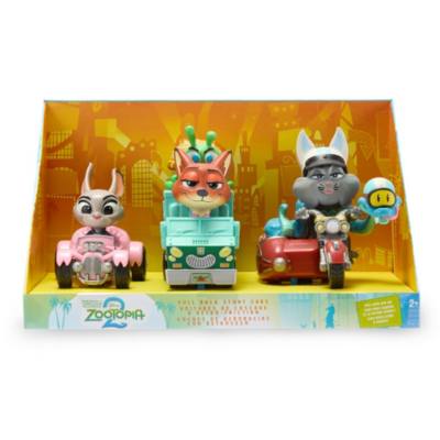 Zoomania - Judy Hopps, Nick Wilde und Yax - Stuntautoset