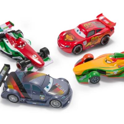 Set coches carreras escala Disney Pixar Cars