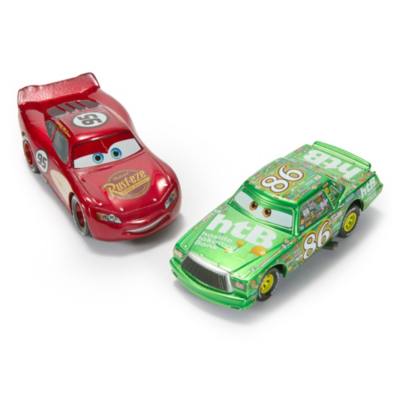 Coches escala Rayo McQueen y Chick Hicks, Disney Pixar Cars