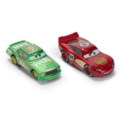 Voitures miniatures Flash McQueen et Chick Hicks, Disney Pixar Cars