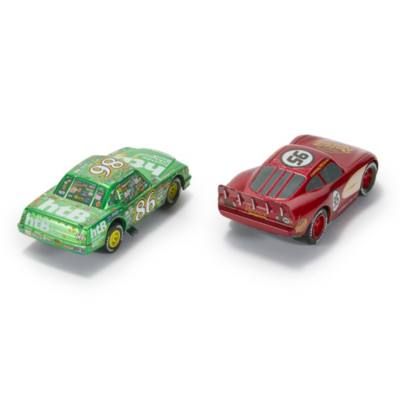 Voitures miniatures Flash McQueen et Chick Hicks, Disney Pixar Cars