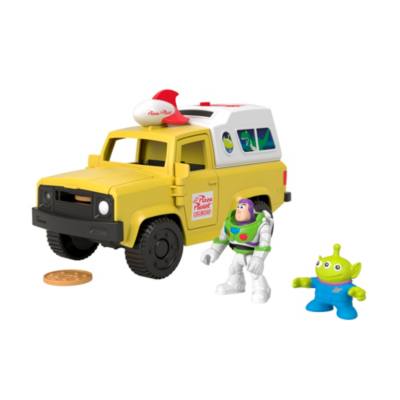 Mattel - Imaginext - Toy Story - Buzz Lightyear und Alien - Pizza Planet Truck - Spielset