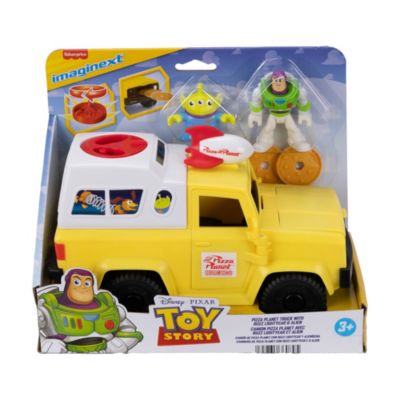 Mattel - Imaginext - Toy Story - Buzz Lightyear und Alien - Pizza Planet Truck - Spielset