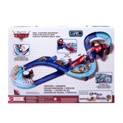 Disney Pixar Raceway Track Set 激レア Disney and Pixar Cars GRC Jumping Raceway Playset with 2 Toy