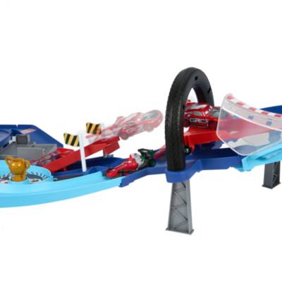 Mattel Disney Pixar Cars Global Racers Cup GRC Jumping Raceway Playset