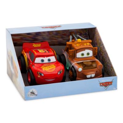 Lightning McQueen and Tow Mater Pullback Stunt Vehicles Set, Disney Pixar Cars