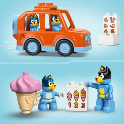 LEGO&nbsp;DUPLO Ice Cream Trip with Bluey Set 10458