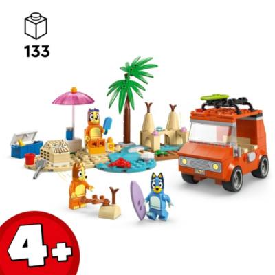 LEGO Bluey's Beach & Family Car Trip Set 11202