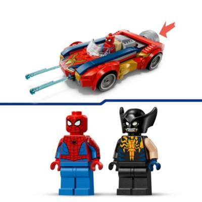 LEGO Marvel Auto di Spider-Man vs. Venomized Wolverine 76336